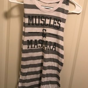 Two chin up cut off tanks